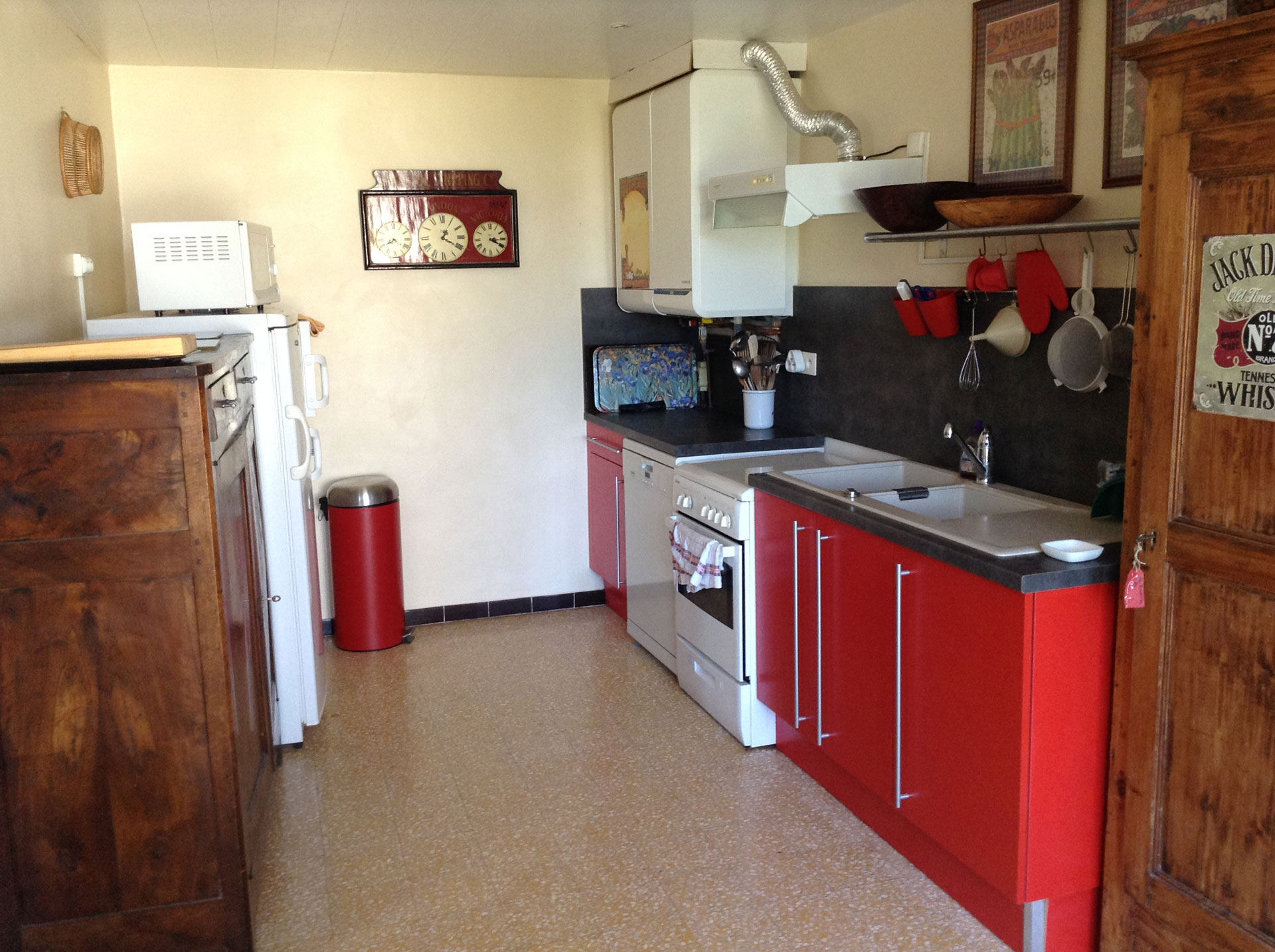 La cuisine du gîte provençal Le Bruset